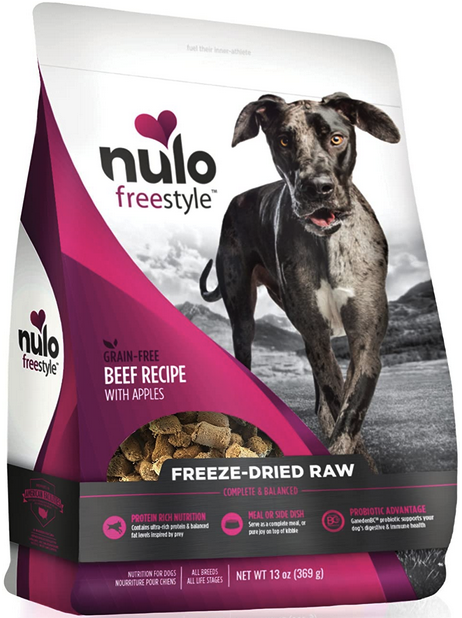 Nulo beef freeze dried raw dog food